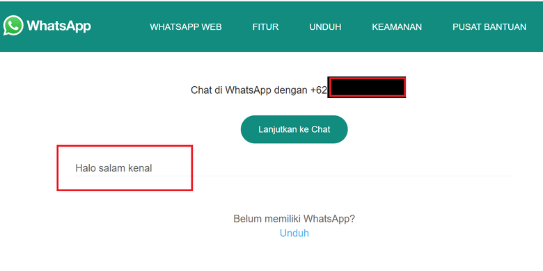 Cara Membuat Link WhatsApp